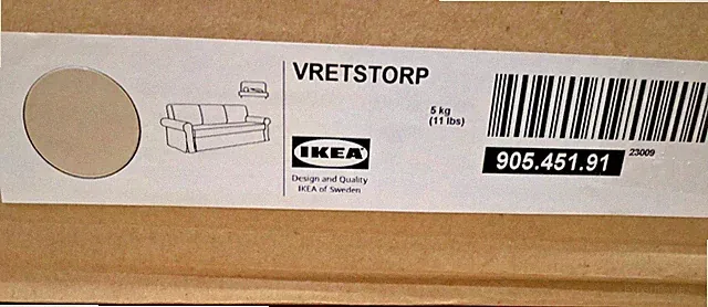 IKEA VRETSTORP Cover for 3-Seat Sofa-Bed Kilanda Light Beige 905.451.86-NEW