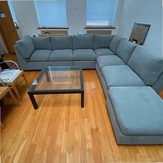 In Excellent Condition - Vintage Gray Sectional Couch from Workbench