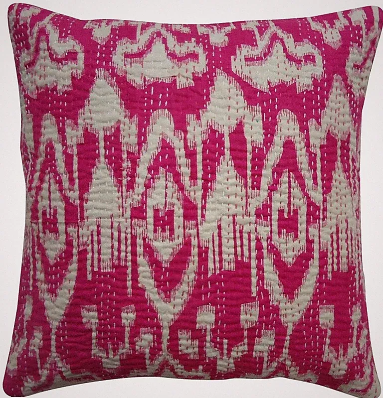Indian Floor Pillows Cases Ikat Car Sofa Boho Art Room Decorative Cushion Cover