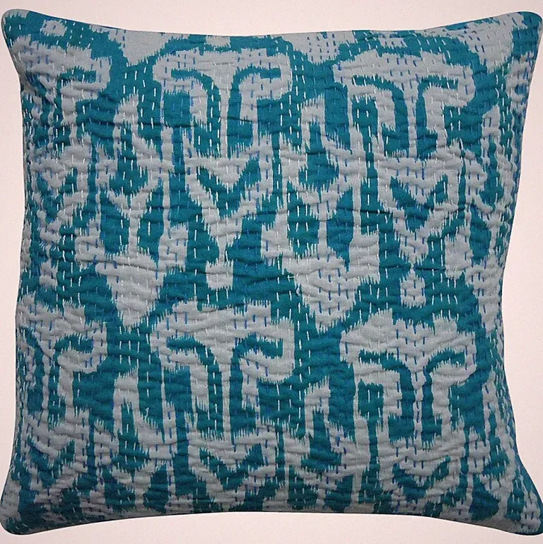 Indian Handwoven Pillow Cases Floor Ikat Home Sofa Art Car Boho Cushion Cover