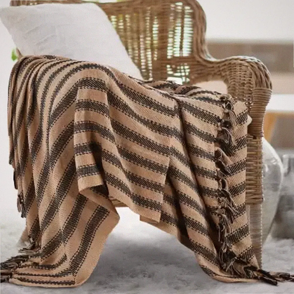Indian Sofa 100% Cotton Throw Blanket Bohemian Bed Cloth Indian Sofa Bed Throw