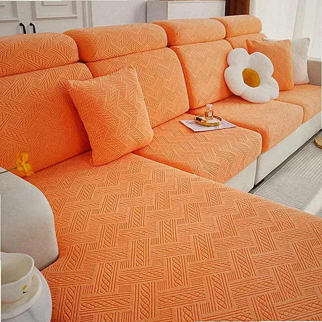 Individual Couch Cushion Covers, Stretch Magic Sofa Seat Cushion Covers Washa...