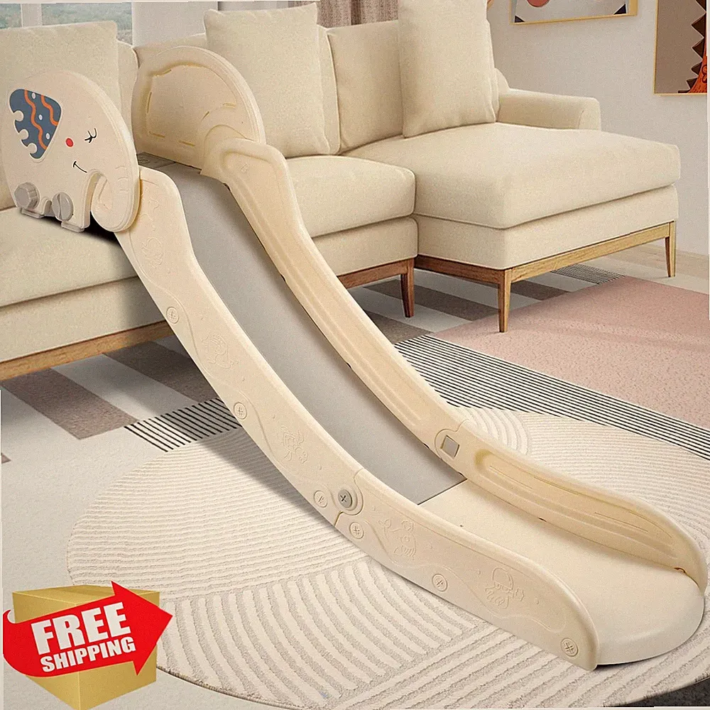 Indoor Toddler Couch Slide Add-on Modular Play Sofa Bed