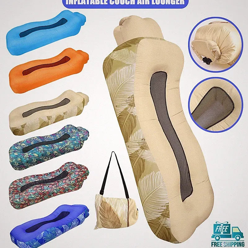 Inflatable Blow Up Lounger Beach Sofa Bed Chair Blow Up Lounger Couch