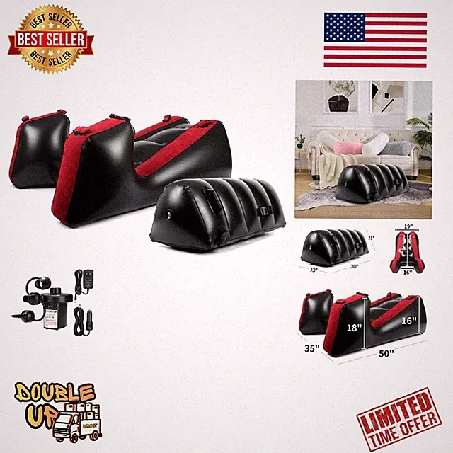Inflatable Couch with Comfortable Cushion – Effortless Setup and Storage