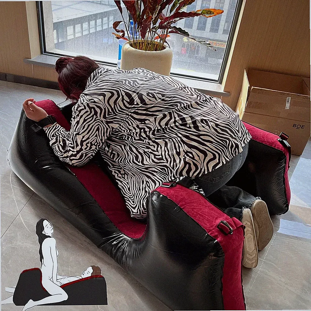 Inflatable Sex Sofa Bed Portable Lounge Chair Relaxation Cushion BDSM Furniture