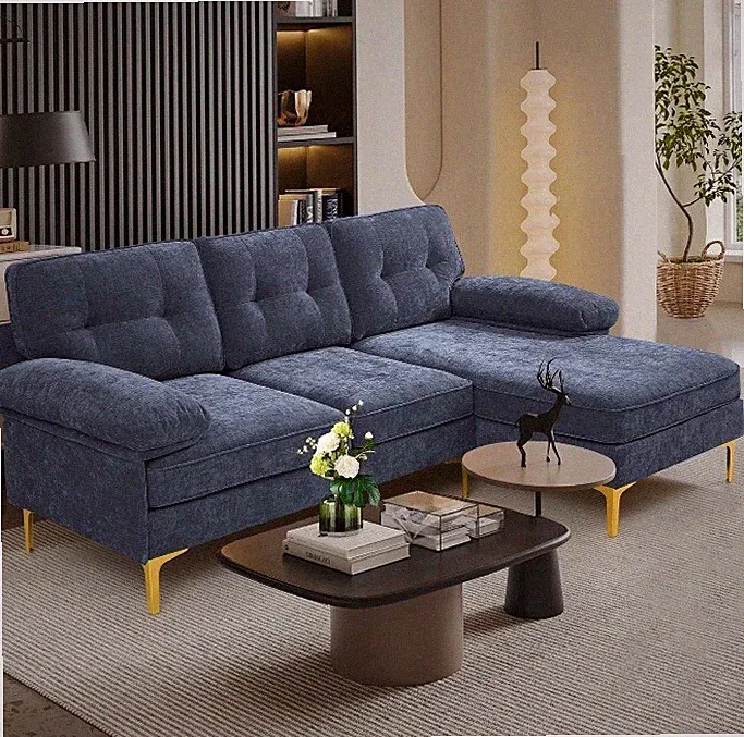 INGALIK convertible Sectional Sofa Couch, Convertible L Shaped Couch