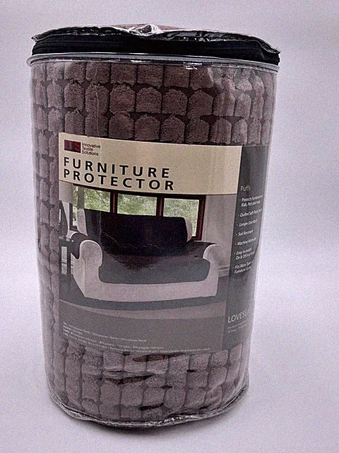 Innovative Textile Solutions Chocolate Furniture Protector Puffs Loveseat