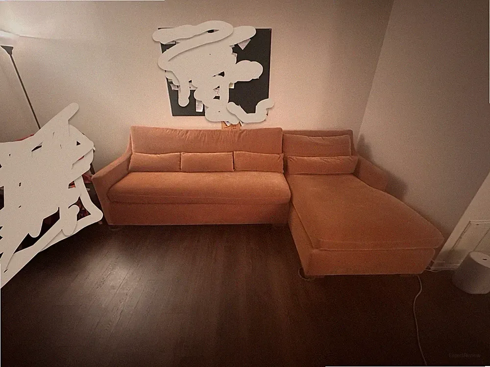 Interior Define Ella 3-Seat Chaise Sleeper Sectional Sofa, HALF OF CURRENT SALE