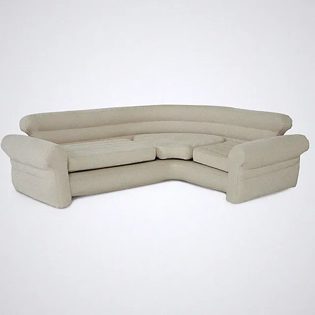 Intex Inflatable Corner Living Room Neutral Sectional Sofa | 68575EP (Open Box)