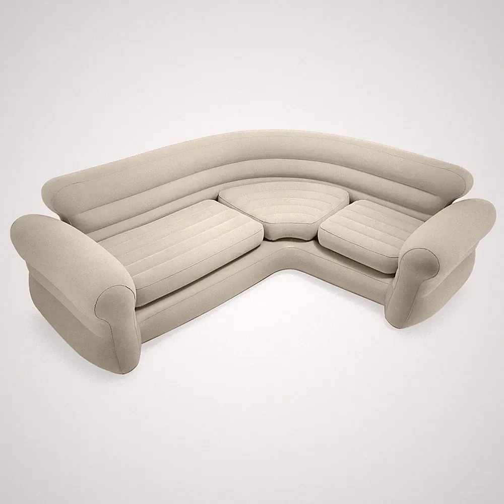 Intex Inflatable Corner Living Room Neutral Sectional Sofa | 68575EP - (Used)
