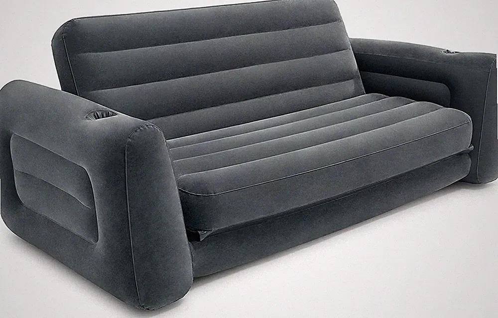 Intex Pull-Out Inflatable Bed SOFA Series 66552EP Firm Queen Sofa