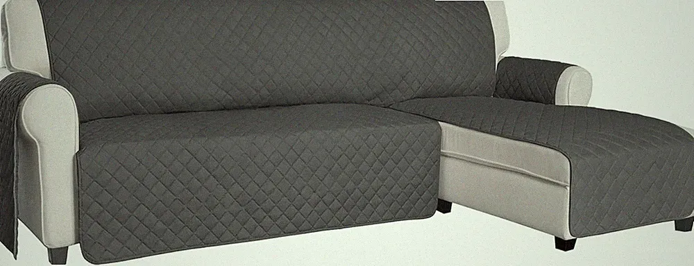 ISSUNTEX Sectional Couch Covers for Dogs, Reversible L Shaped Sofa Cover, Water