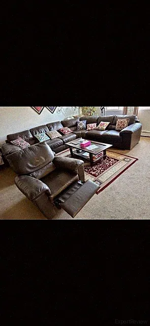 Italian Leather Total 8 Pieces Sofa Raymour Flanigan