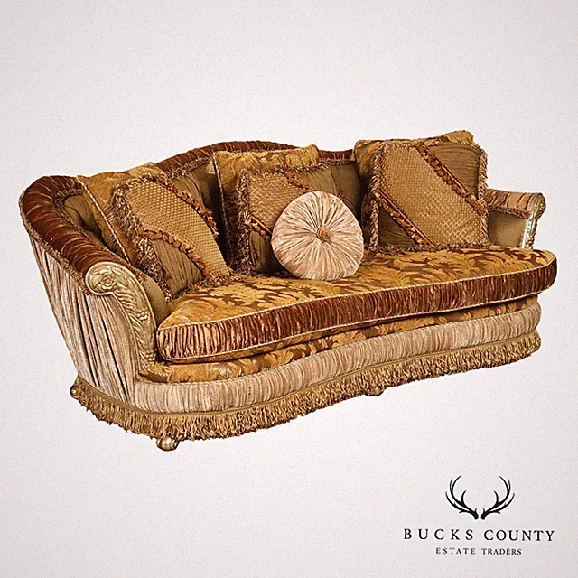 Italian Renaissance Style Upholstered Sofa