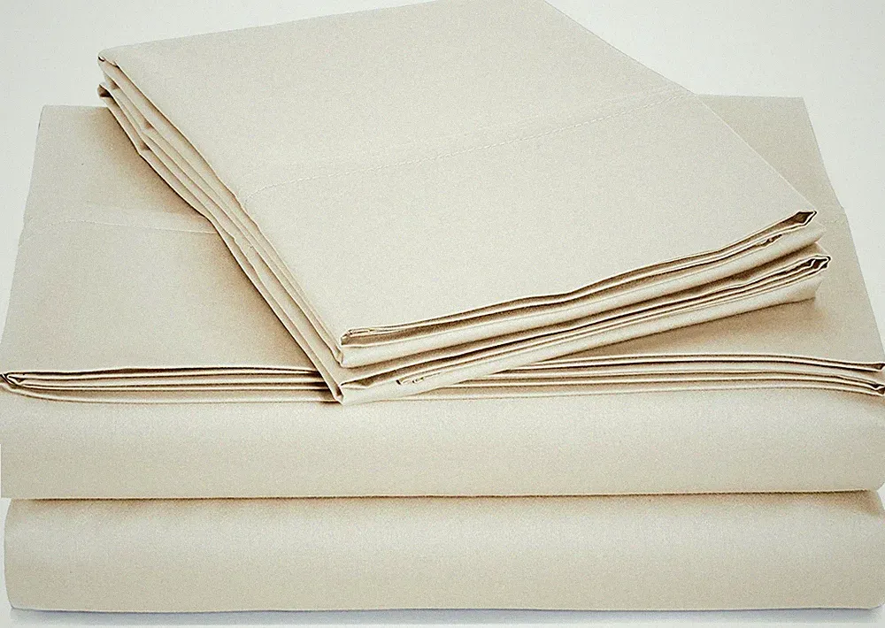 Ivory Full Sleeper Sofa Bed Sheet Set Egyptian Cotton 600 TC 6 Inch