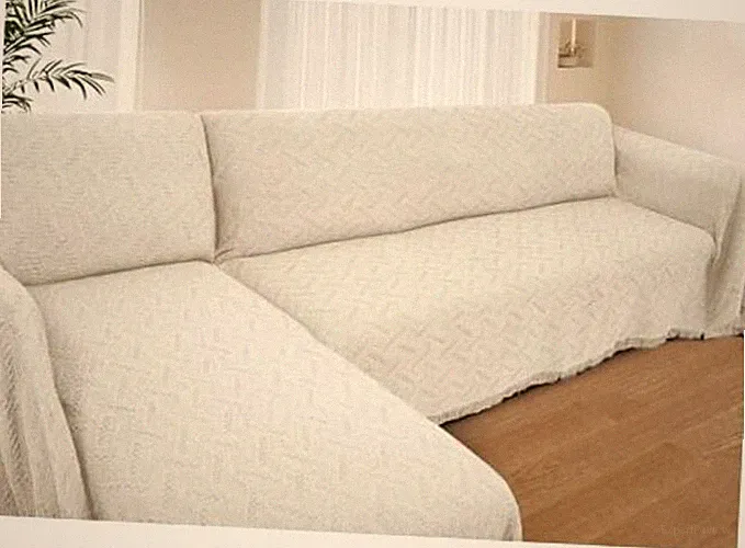 Ivory Sectional Couch Covers - XXX-Large Ivory - L Shaped