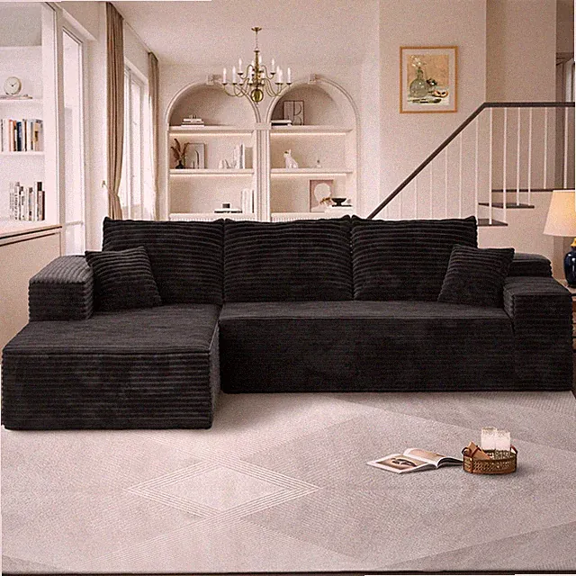 Ivy Bronx Modular Sectional Sofa with L-Shape Chaise, Deep Seat