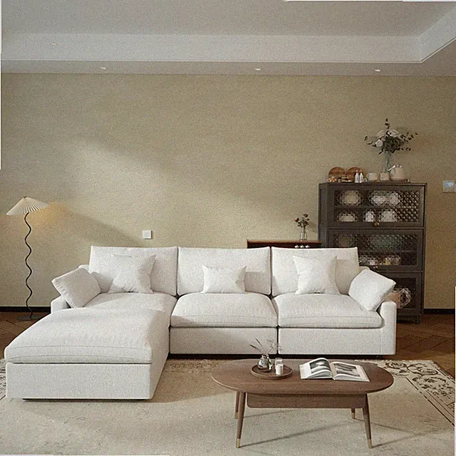 JACH L-Shaped Sectional Couches for Living Room, Cloud Sectional Couch with Deep