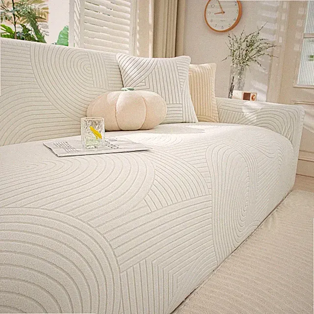 Jacquard Sofa Covers for Living Room Anti Slip Slipcover Washable Protector 1pc