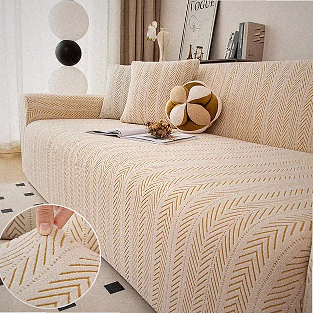 Jacquard Sofa Covers for Living Room Couch Cover Pets Dogs Anti Slip Slipcovers
