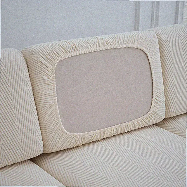 Jacquard Sofa Seat Cover Elastic Thick Couch Protector Cushion Slipcover