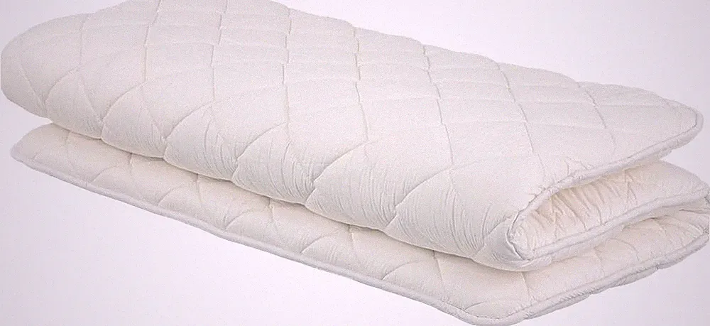 Japanese Futon Full XL Size White Foldable Shikibuton Floor Bed Couch Mattress