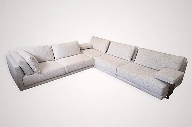 Jean-Marie Massaud for Poliform Bristol Modular 3pc Contemporary Sofa Sectional