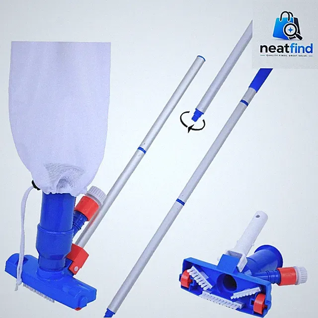 Jet Vacuum W/ 6 Section Poles of 57" for Frame Aboveground/Inflatable Pool Sp...