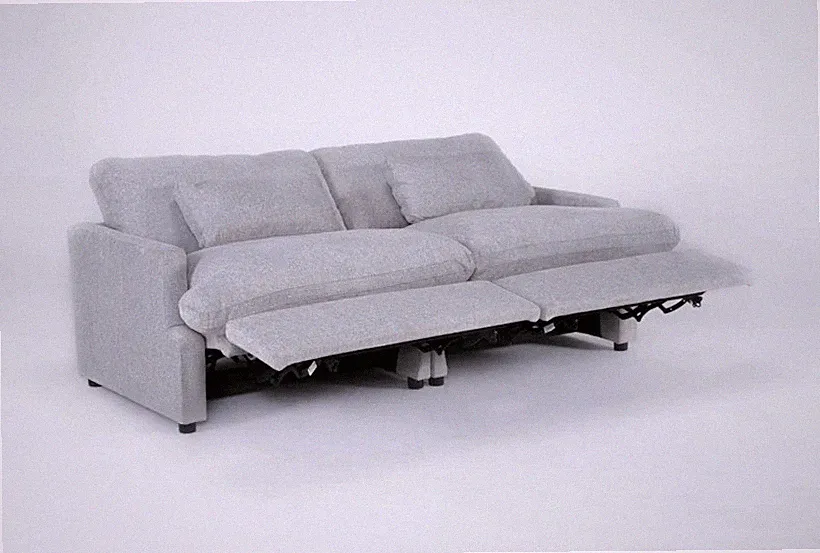Jolene 84" Power Reclining Modular Loveseat - Khaki Grey