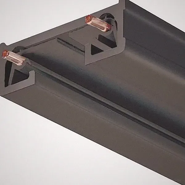Juno Lighting J Track Section,Black,6ft,120V AC R 6FT Juno Lighting R 6FT