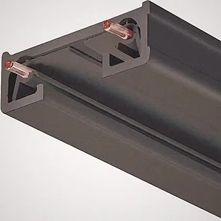 Juno Lighting R 6Ft Bl J Track Section, Black, 6Ft, 120V Ac
