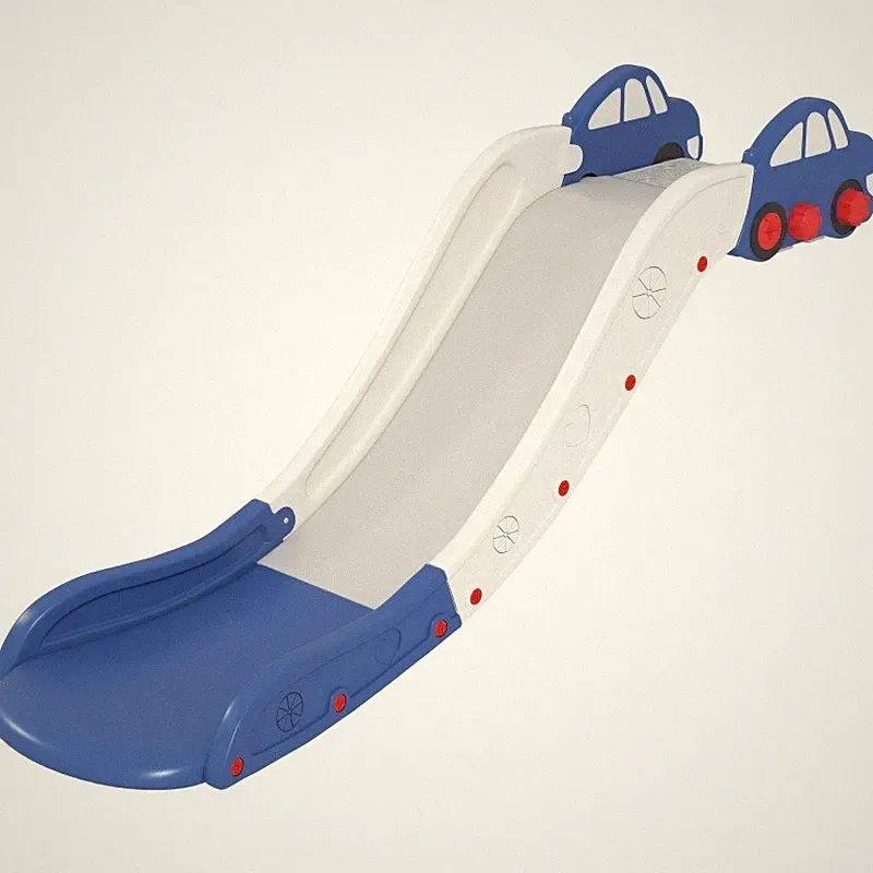 Kids Slide for Bed, Sofa, with Extended Length, Easy to assemble and Store, Blue