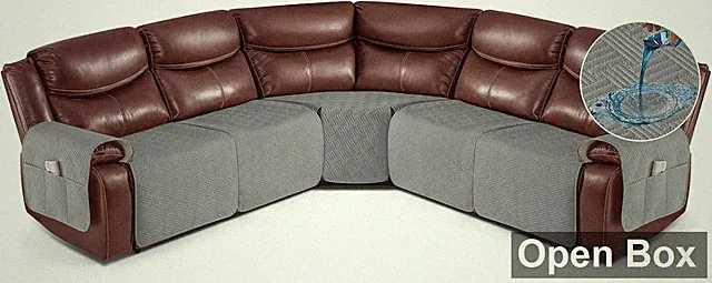 KinCam Waterproof Recliner Sectional Couch Covers,Oversized Reclining Sofa Cover