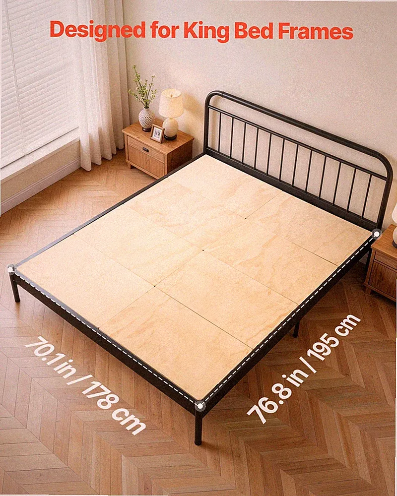 King Bunkie Board Foldable Mattress Support Bed Board Anti-Sag