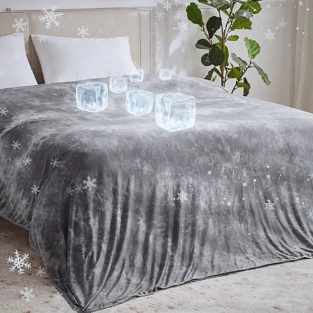 King Size Cooling Blanket - Lightweight Tie Dye for Hot Sleepers, Breathable