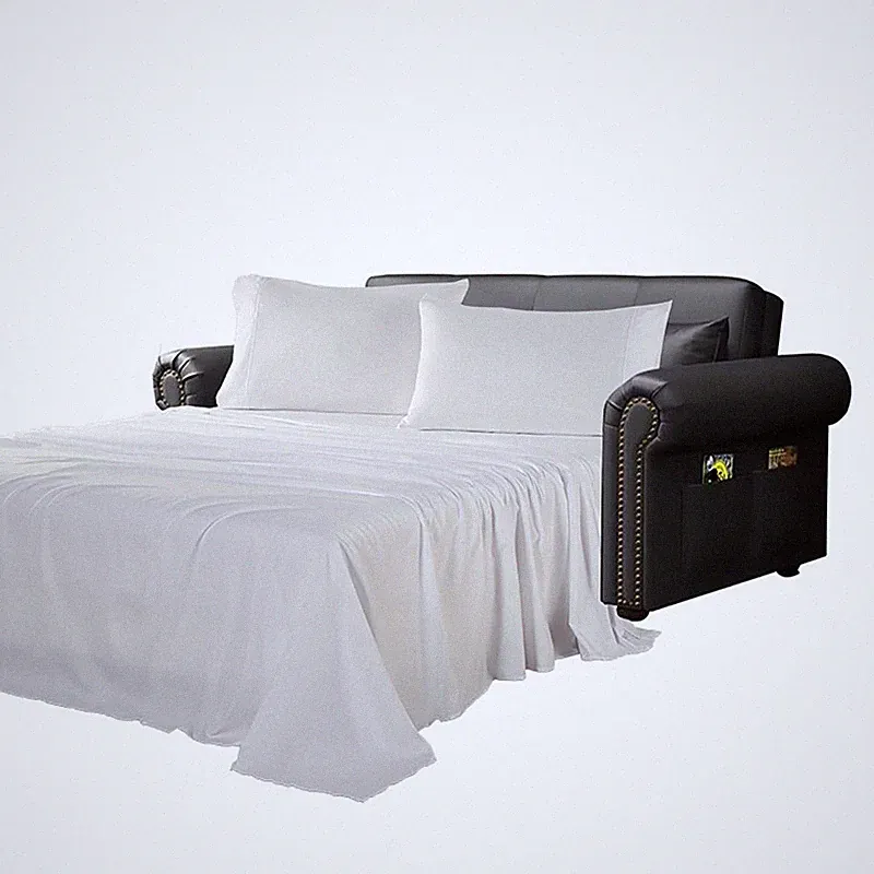 Kingnex Sofa Bed Sheets Queen For Sleeper Sofa Bed 4-6 Deep Pocket Soft Double