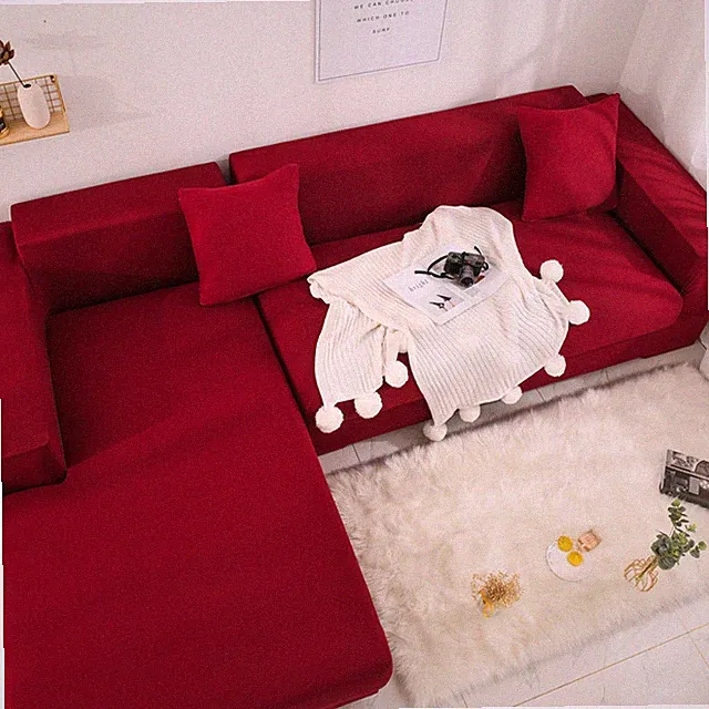 L-shape 1-4 Seater Stretch Sofa Covers Sectional Couch Cover Slipcover Protector