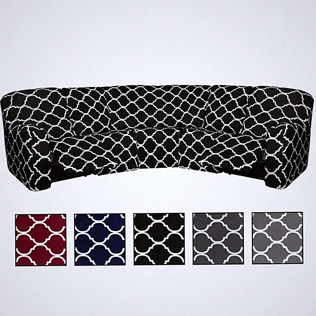 L Shape Sectional Recliner Sofa Cover For 5 Seat Corner Sofa Stretch Slipcover