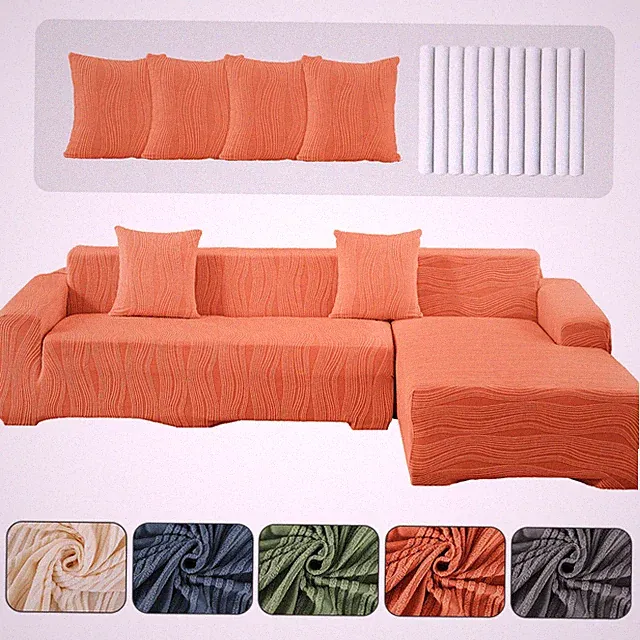 L Shape Sofa Covers Sectional Couch Slipcovers Stretch Sofa Furniture Protector