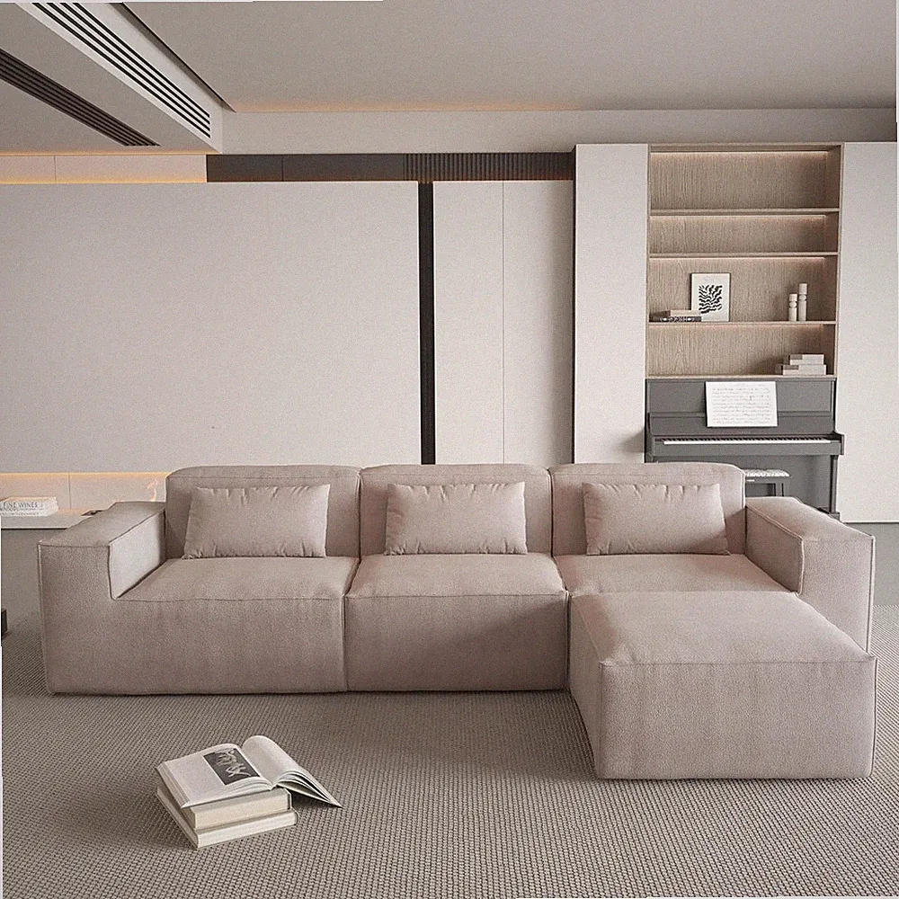 L-Shaped Cloud Sectional Sofa, 118" Oversized Modern Modular Sectional Couches f
