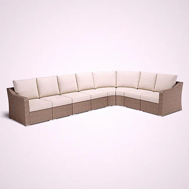 purple leaf patio sectional sofas