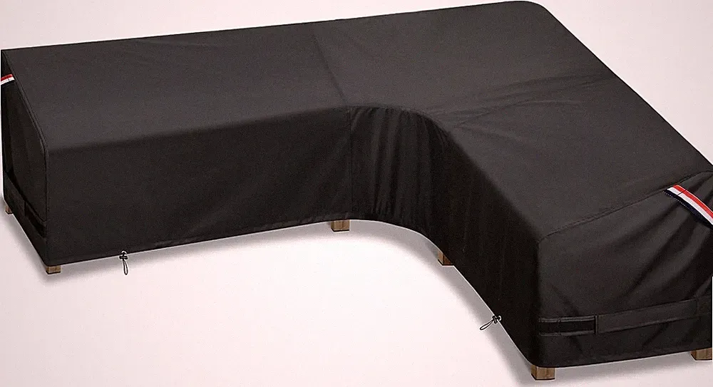 L Shaped Sectional Sofa Cover 104 x 83 x 32 inch Waterproof Heavy Duty 420D