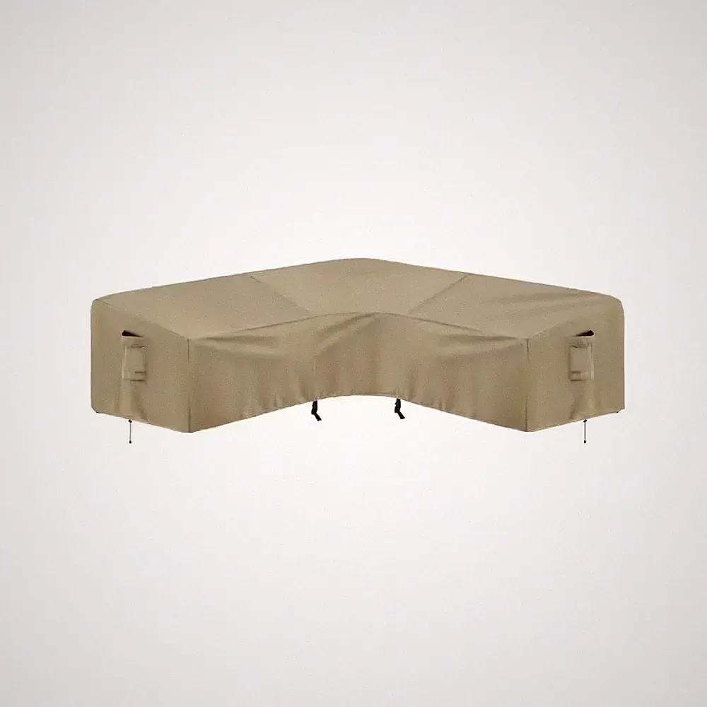 L Shaped Waterproof Outdoor Sectional Sofa Cover