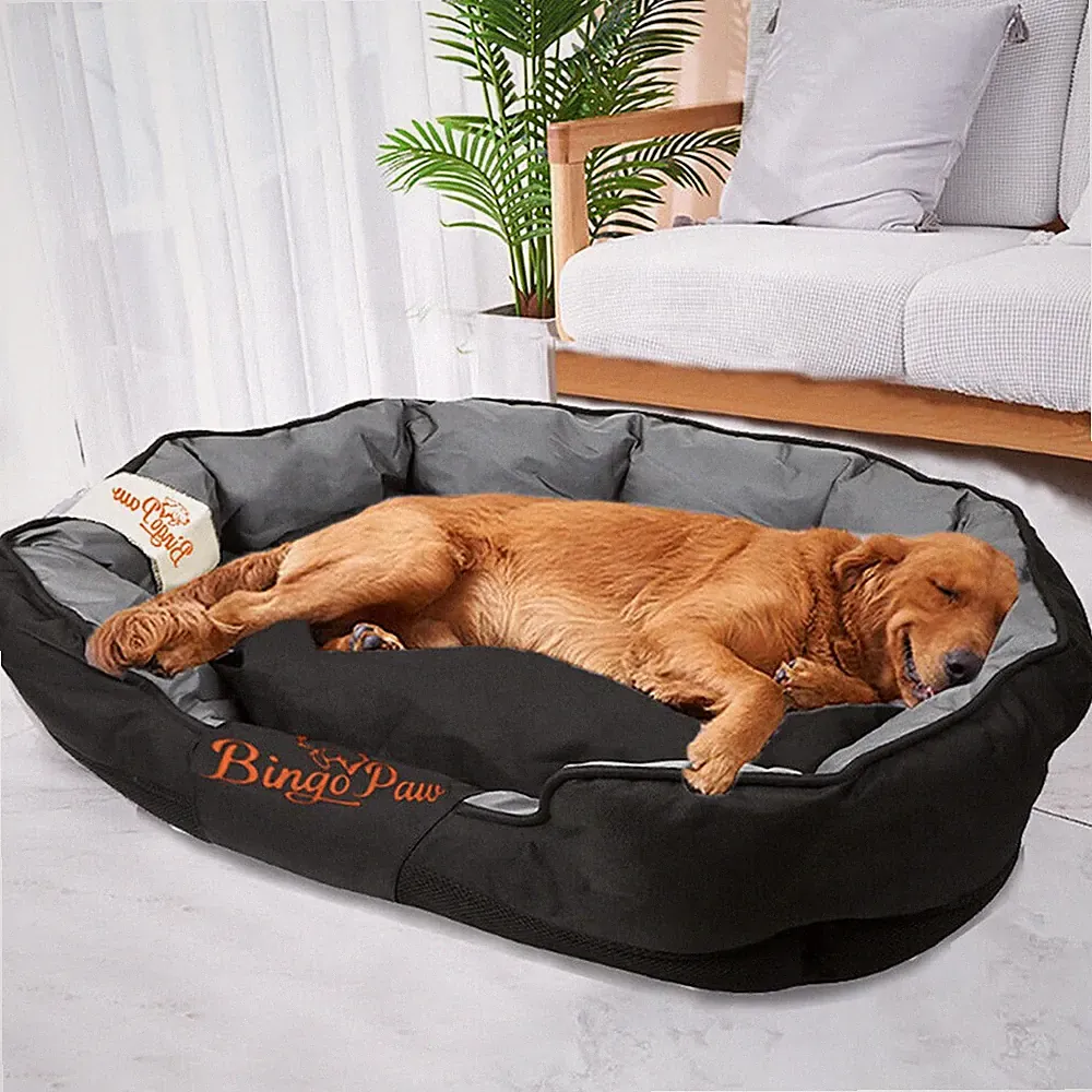 L XL XXL Dog Bed Waterproof Sofa Dog Pet Bolsters Removable Cushion Anti-scratch
