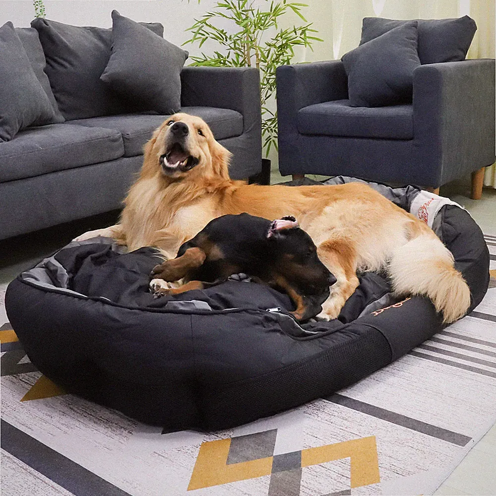 L- XXL Heavy Duty Canvas Orthopedic Extra Large Dog Bed Waterproof Pet Sofa Beds