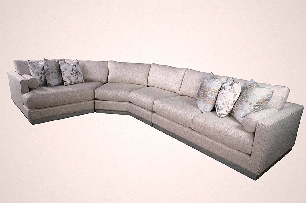 Langdon Plus Sectional II by Lazar Industries Modern Modular Sectional Sofa 159"