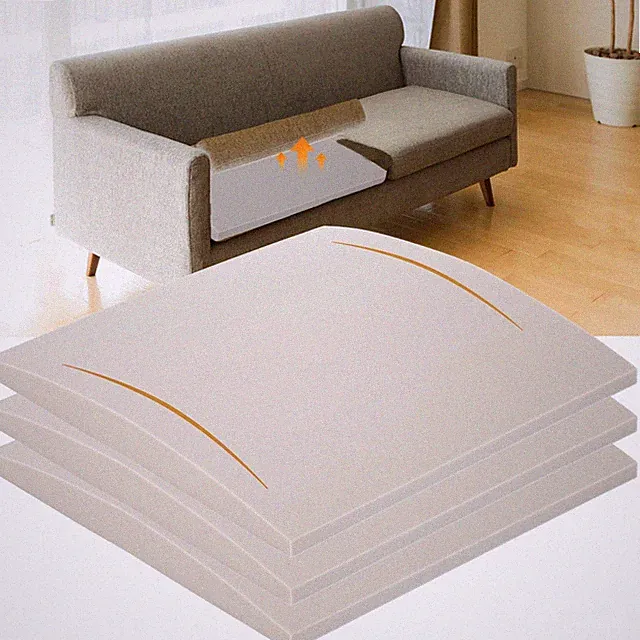Langierspur Couch Cushions Support for Sagging Seats, Curved 20" x 20"