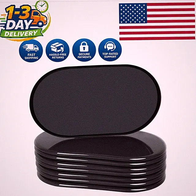 Large Oval Furniture Sliders, 8 Pack - Essential Movers for Carpet and Hardwood