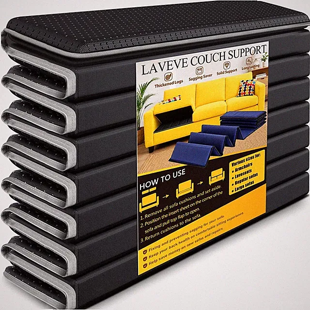 LAVEVE Heavy Duty Couch Cushion Support 81"x25" and 45"x25"- Sectional Couch...